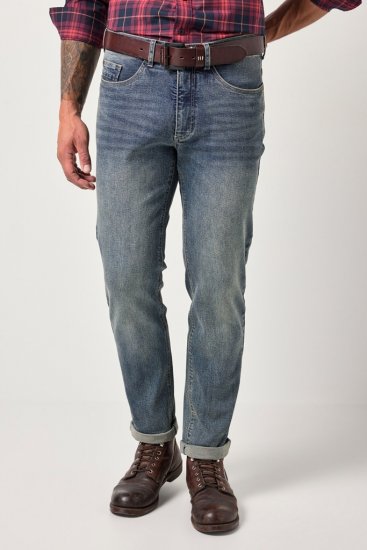 JP1880 FLEXNAMIC Modern Straight Fit Jeans Vintage Denim - Jeans og bukser - Herrejeans og bukser i store størrelser W40-W70