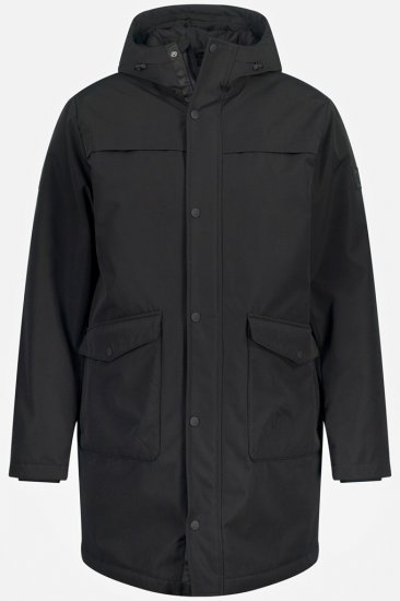 JP1880 Warm Parka with Wind Cuffs Black - Jakker - Jakker i store størrelser, 2XL- 12XL