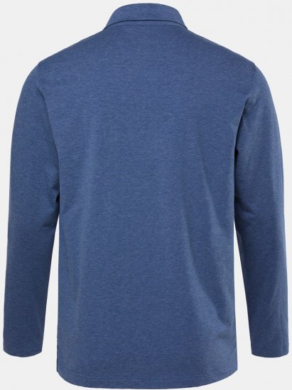 JAY-PI Quickdry Polo Long Sleeve Blue - Polotrøjer - Polotrøjer 2XL-8XL