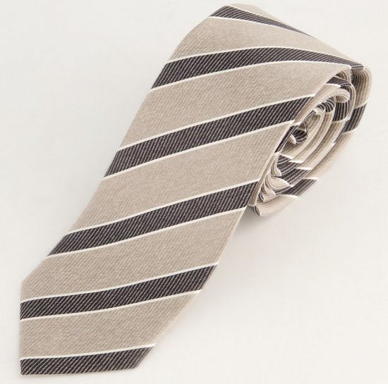 JP1880 Silk Tie Extra Long with Stripes - Tilbehør - 