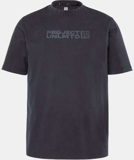 JAY-PI Flexnamic Vintage T-Shirt Black - T-shirts - T-shirts i store størrelser - 2XL-14XL