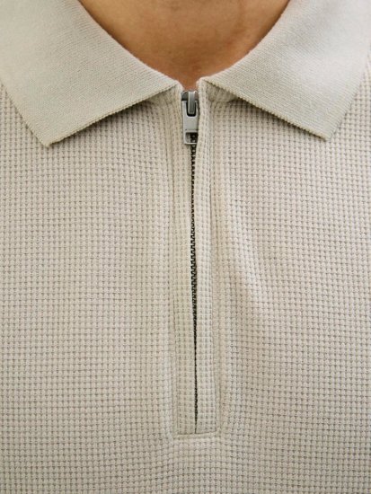 Jack & Jones Austin Polo Short Sleeve Grey - Polotrøjer - Polotrøjer 2XL-8XL