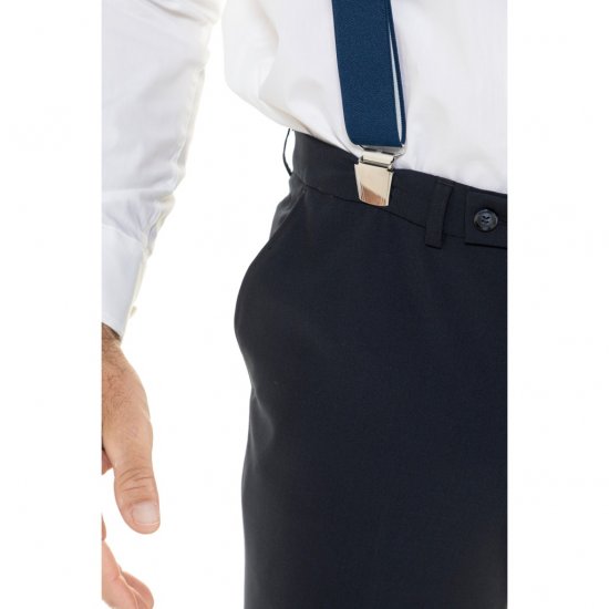 JP1880 Suspenders X-Shape Navy - Tilbehør - 