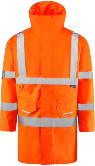 Leo Tawstock EcoViz 4K Baffle Lined Anorak Hi-Vis Orange - Refleksjakker - Refleksjakker 3XL-6XL