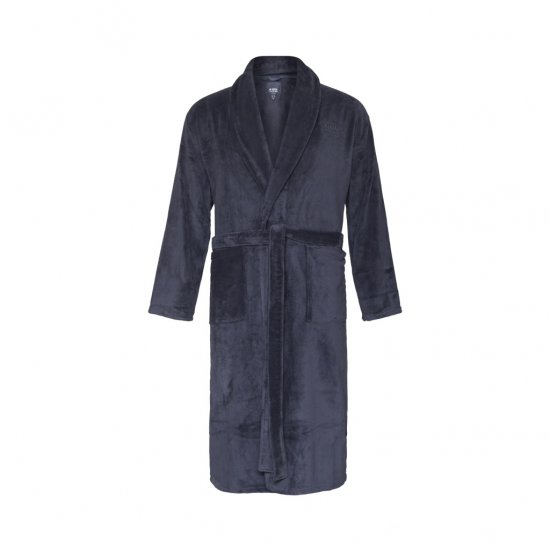 North Latitude Bathrobe Navy Blue - Badekåber/morgenkåber/håndklæder - Badekåber/Morgenkåber til Store Mænd