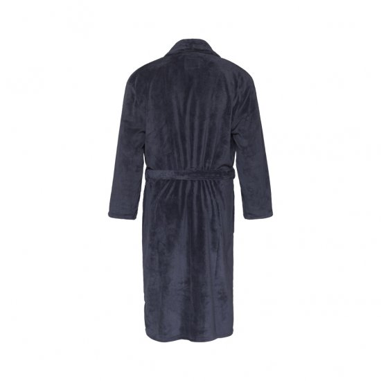 North Latitude Bathrobe Navy Blue - Badekåber/morgenkåber/håndklæder - Badekåber/Morgenkåber til Store Mænd