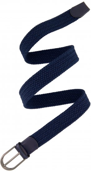 Ulla Popken Elastic Belt Blue - Damebælter i store størrelser - Bælter i str. 95-155 cm