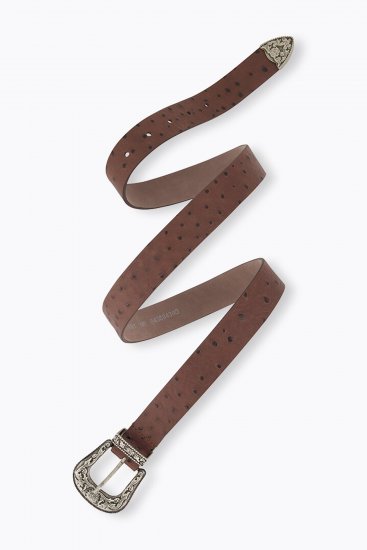Ulla Popken Classic Belt Brown - Damebælter i store størrelser - Bælter i str. 95-155 cm