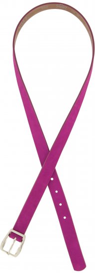 Ulla Popken Soft Suede Belt Purple - Damebælter i store størrelser - 