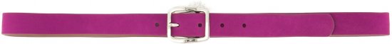 Ulla Popken Soft Suede Belt Purple - Damebælter i store størrelser - 