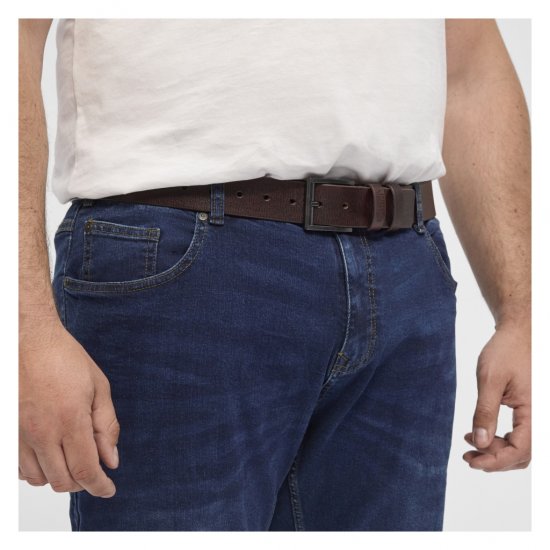 North Latitude Belt Dark Brown - Bælter - Store Bælter - W40-W70/2XL-8XL