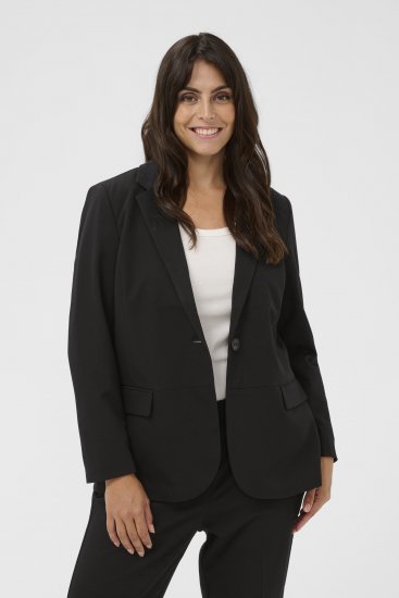 Kaffe Curve Sakira Blazer Sort - Blazere - 