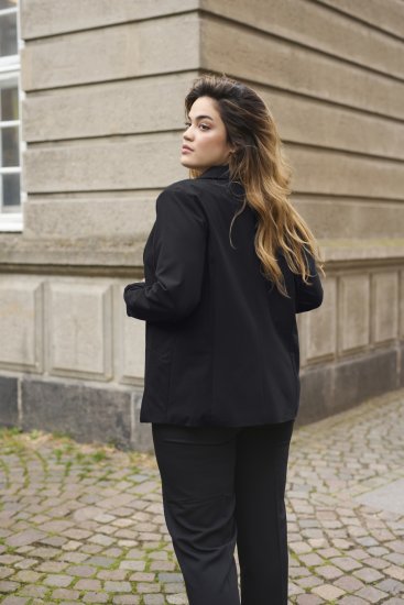 Kaffe Curve Sakira Blazer Sort - Blazere - 