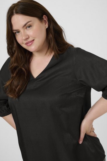 Kaffe Curve Ada Blouse Black - Bluser - 