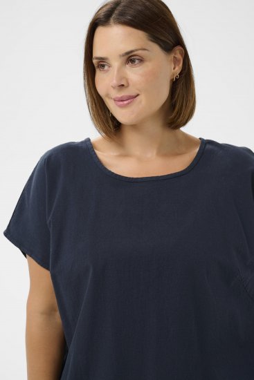 Kaffe Curve Nana Kortærmet bluse - Bluser & tunikaer - 