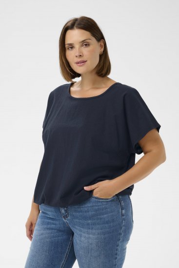 Kaffe Curve Nana Kortærmet bluse - Bluser & tunikaer - 