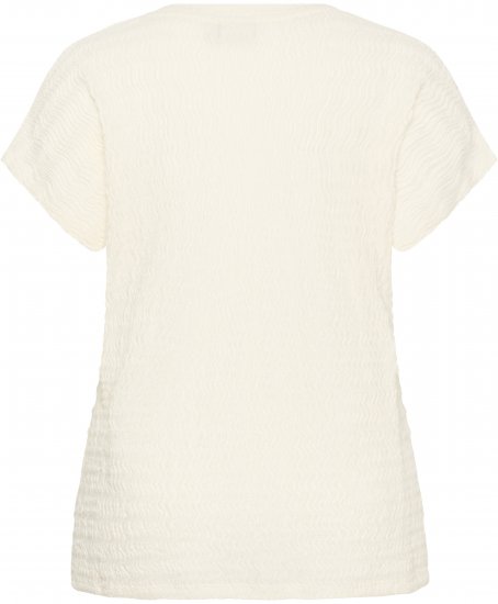 Kaffe Curve Felice Blouse Chalk - Bluser - Bluser i plus size til hverdag