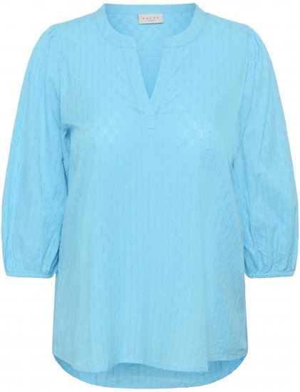 Kaffe Curve Thea Blouse Aquarius Blue - Bluser & tunikaer - 