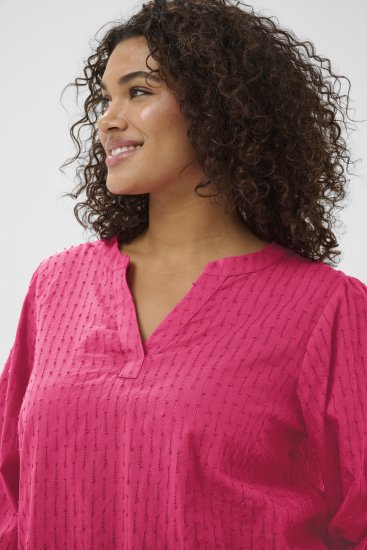 Kaffe Curve Thea Blouse Beetroot Purple - Bluser - 