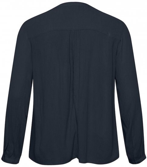 Kaffe Curve Ami Langærmet Bluse Mørk Marineblå - T-shirts - 