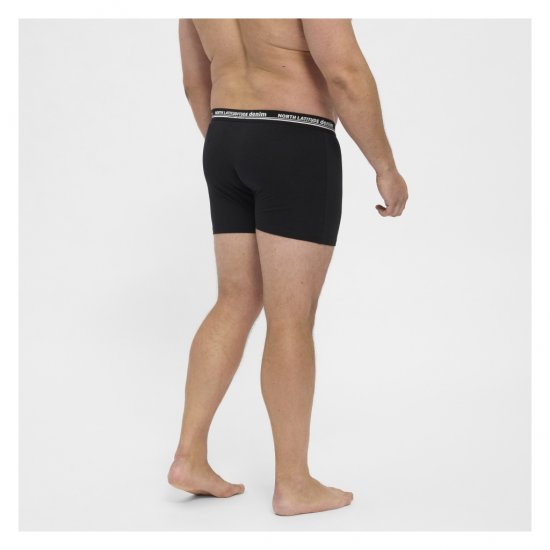 North Latitude 5-Pack Boxershorts Black - Boxershorts - Boxershorts til Store Mænd