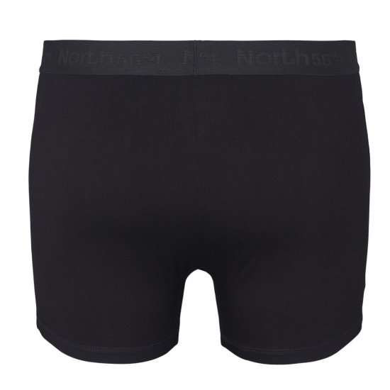 North Latitude Bamboo 2-Pack Trunks Black - Boxershorts - Boxershorts til Store Mænd
