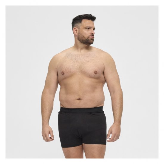 North Latitude Bamboo 2-Pack Trunks Black - Boxershorts - Boxershorts til Store Mænd