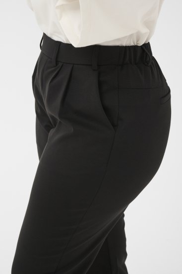 Kaffe Curve Jenna Capri Pants Black - Bukser - 