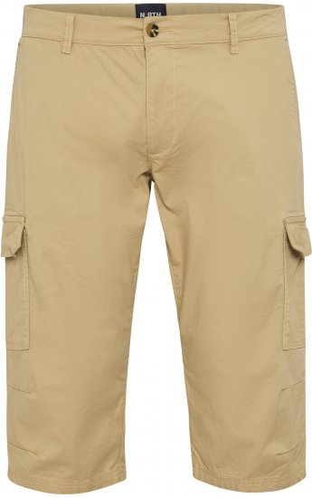 North Latitude 51136 Capri Shorts Beige - Shorts - Shorts i store størrelser - W40-W60