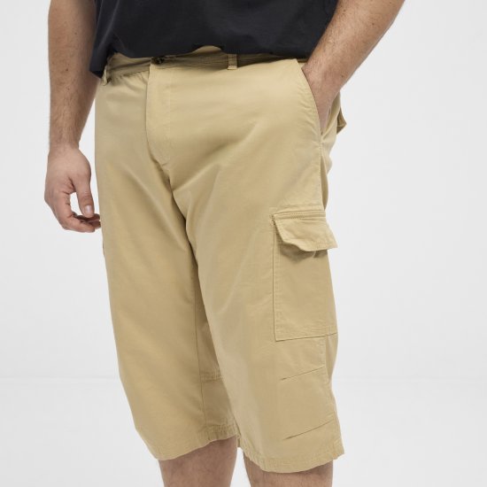 North Latitude 51136 Capri Shorts Beige - Shorts - Shorts i store størrelser - W40-W60