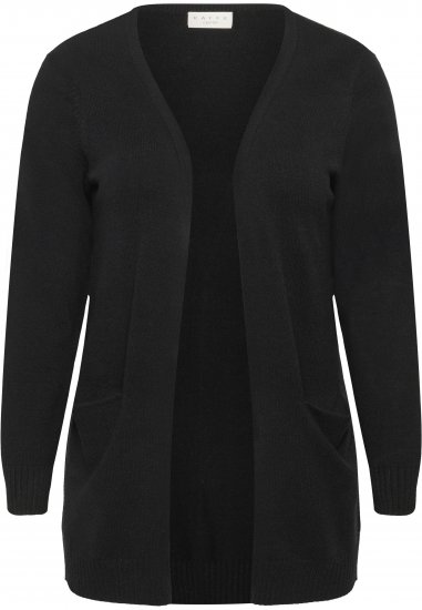 Kaffe Curve Alianna Knit Cardigan Black Deep - Cardigans - 