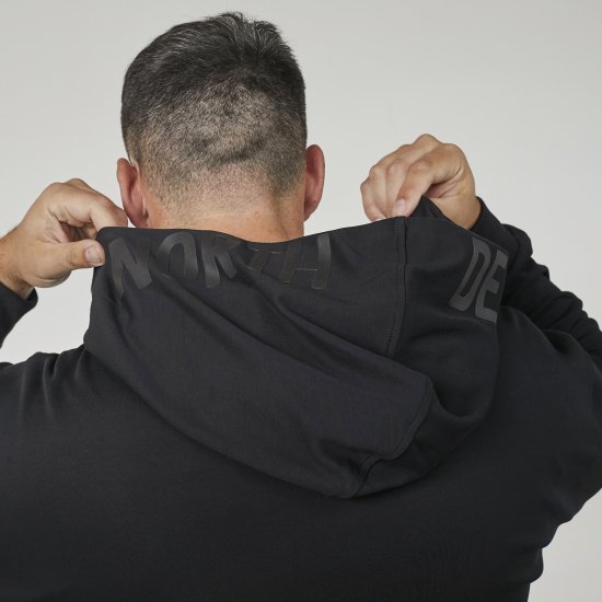 North Latitude 61325 Cardigan med Hætte Sort - Trøjer og hættetrøjer - Trøjer og Hættetrøjer i store størrelser - 2XL-14XL