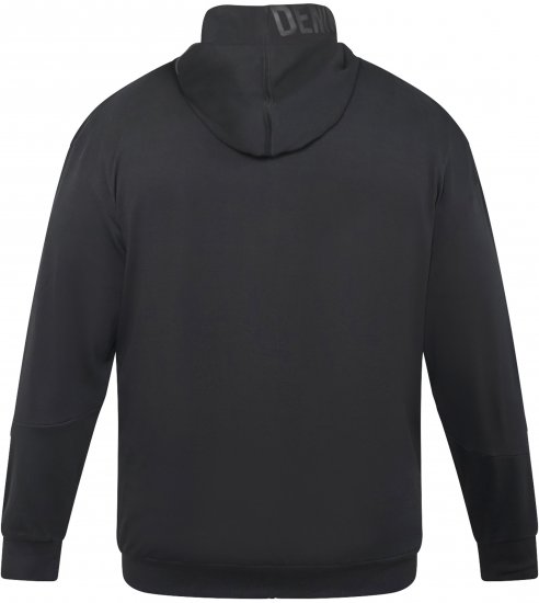 North Latitude 61325 Cardigan med Hætte Sort - Trøjer og hættetrøjer - Trøjer og Hættetrøjer i store størrelser - 2XL-14XL