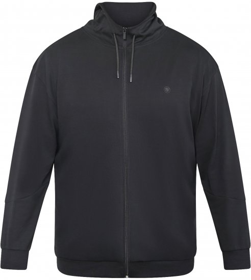 North Latitude 61325 Cardigan med Hætte Sort - Trøjer og hættetrøjer - Trøjer og Hættetrøjer i store størrelser - 2XL-14XL