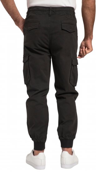 JP1880 Cargo Trousers with Many Pockets Stretchy Black - Jeans og bukser - Herrejeans og bukser i store størrelser W40-W70