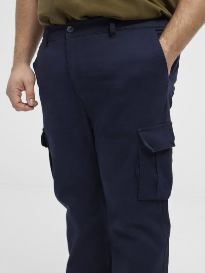 North Latitude 51141 Stretch Cargo Pants Navy - Jeans og bukser - Herrejeans og bukser i store størrelser W40-W70