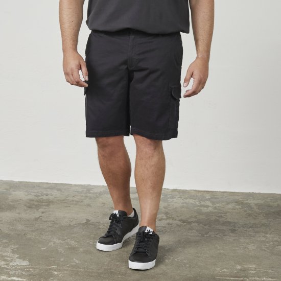 North Latitude 61148 Cargo-shorts Sort - Shorts - Shorts i store størrelser - W40-W60