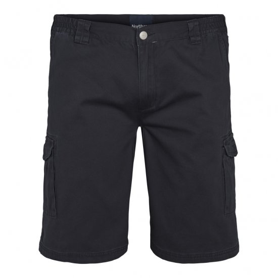 North Latitude Cargo Shorts Navy Blue - Shorts - Shorts i store størrelser - W40-W60