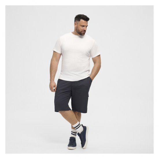 North Latitude Cargo Shorts Navy Blue - Shorts - Shorts i store størrelser - W40-W60