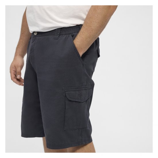 North Latitude Cargo Shorts Navy Blue - Shorts - Shorts i store størrelser - W40-W60