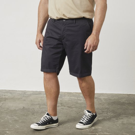 North Latitude 61147 Chinoshorts Sort - Shorts - Shorts i store størrelser - W40-W60