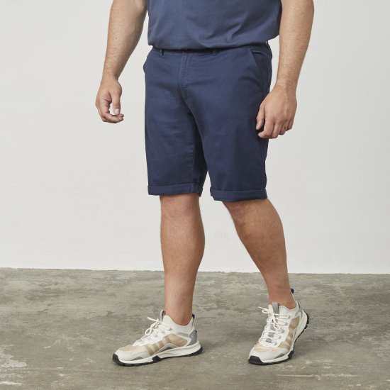 North Latitude 61147 Chino-shorts Marineblå - Shorts - Shorts i store størrelser - W40-W60
