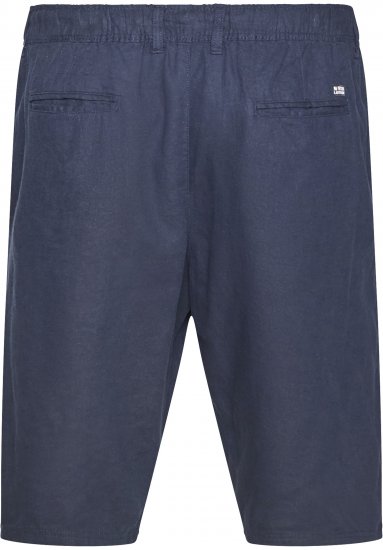 North Latitude 61154 Comfort Fit-shorts i Hør Marineblå - Shorts - Shorts i store størrelser - W40-W60