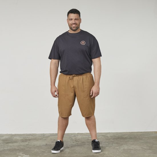 North Latitude 61336 Comfort Fit-shorts Kamelbrun - Shorts - Shorts i store størrelser - W40-W60