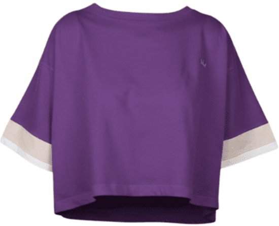Nora Mikken AGNES Crop Top Purple - T-shirts - T-shirts & croptops