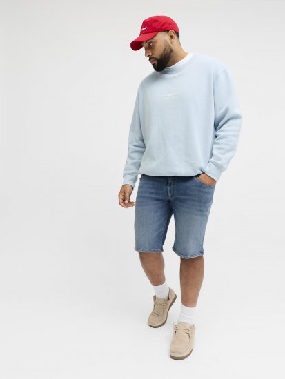 Jack & Jones Rick Original Regular Fit Shorts Blue - Shorts - Shorts i store størrelser - W40-W60