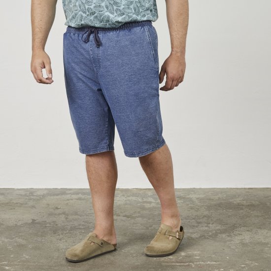 North Latitude 61333 Jog Jeansshorts Indigoblå - Shorts - Shorts i store størrelser - W40-W60