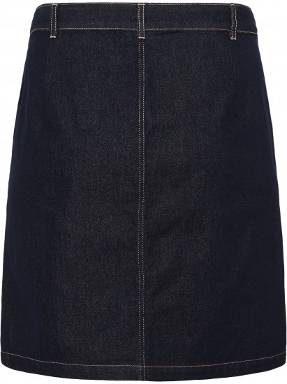 Kaffe Curve Roria Denim Skirt Dark Blue - Nederdele - 