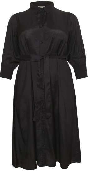 Kaffe Curve Emina Oline Kjole Sort - Kjoler - 