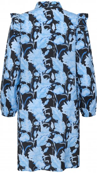 Kaffe Curve Sasja Kjole Blue Snake Flower - Kjoler - 